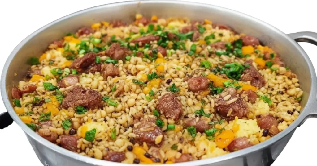 Pratos típicos da culinária brasileira baião de dois