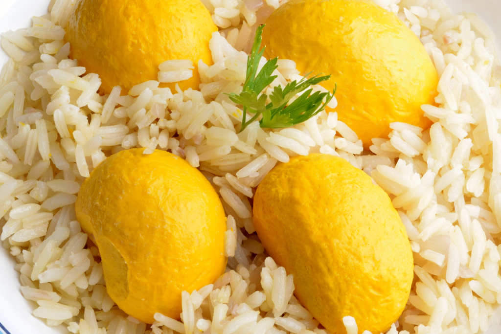 Comidas Típicas Do Brasil Arroz Com Pequi