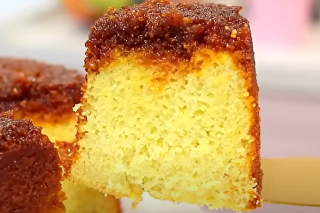 Bolo engana visita bolo de trigo simples caramelizado delicioso