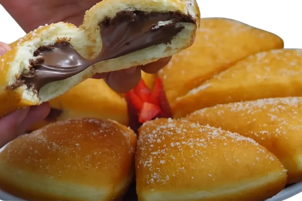 Passo a passo para fazer esfiha com chocolate na frigideira
