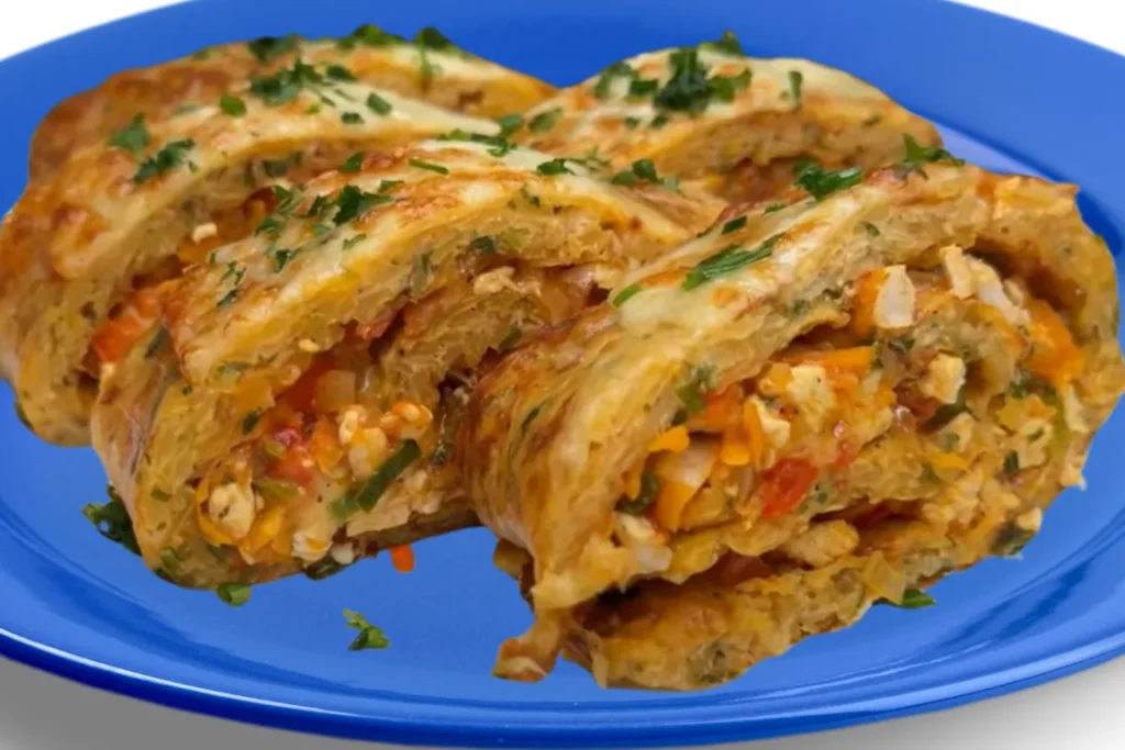 Passo a passo para preparar o rocambole de batata com frango