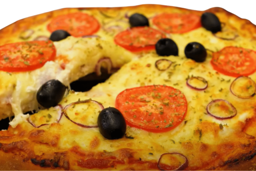 Pizza caseira com massa saborosa! fácil e simples de fazer
