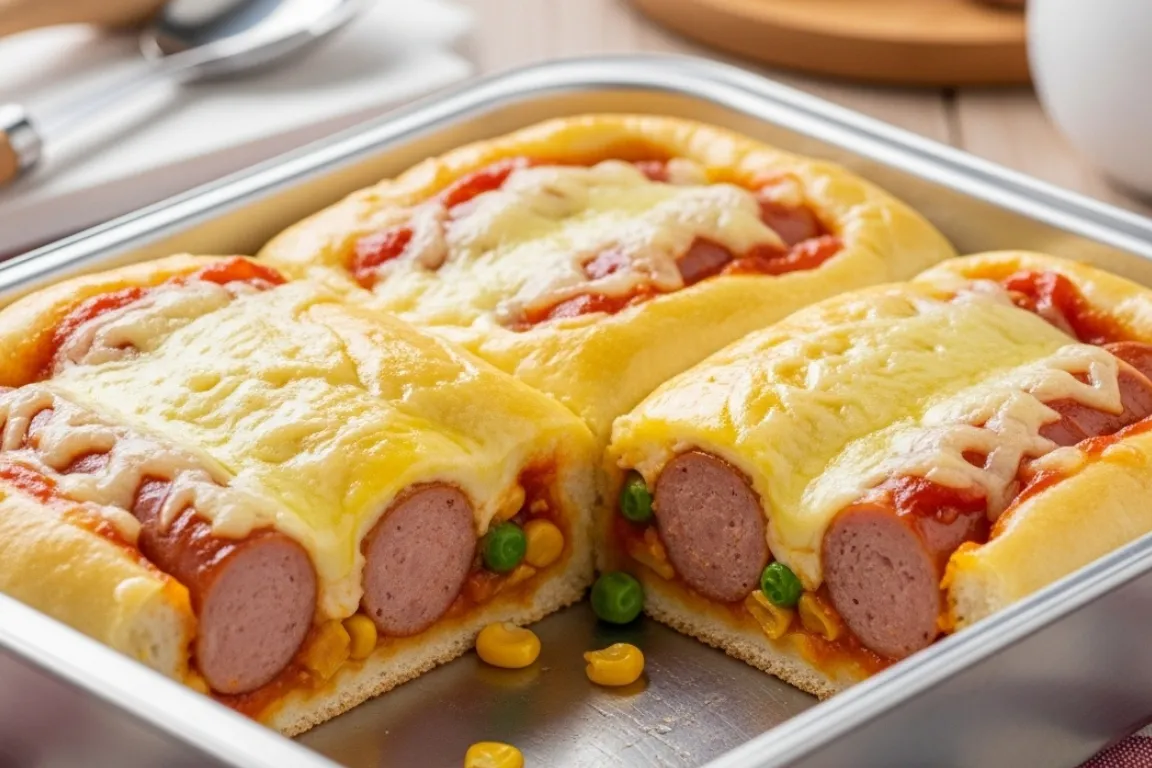 Cachorro quente de forno massa fofinha fácil de fazer