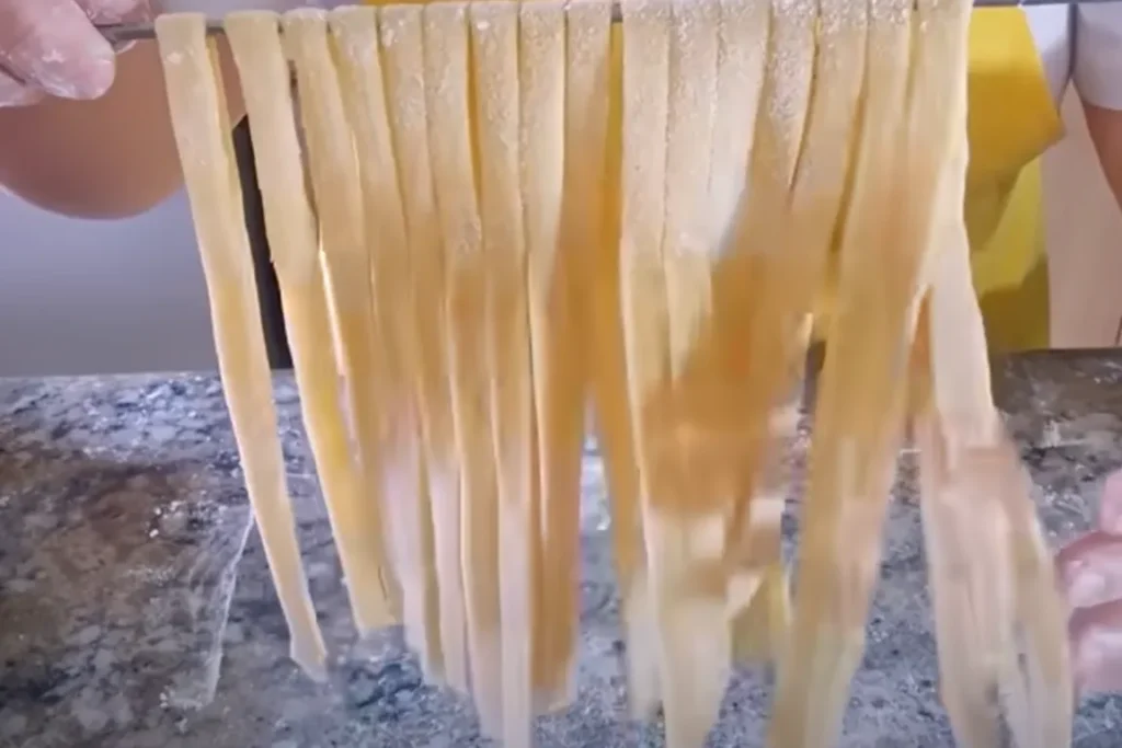 Modo de preparo do macarrão caseiro
