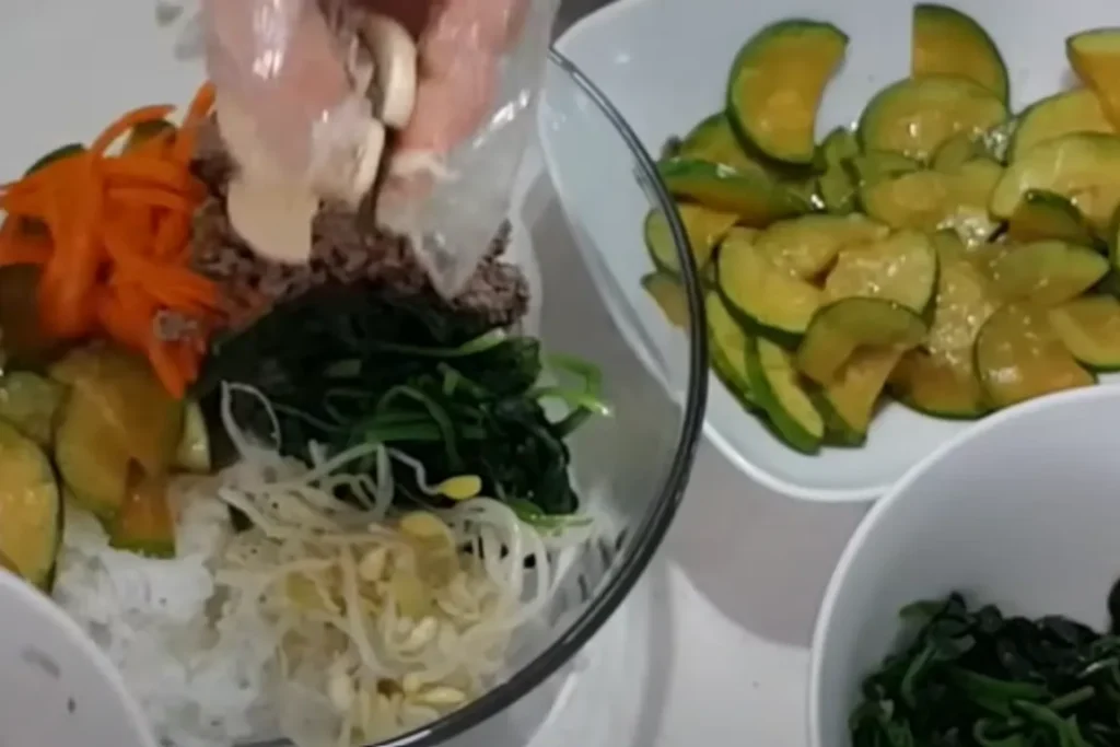 Modo de preparo receita de Bibimbap