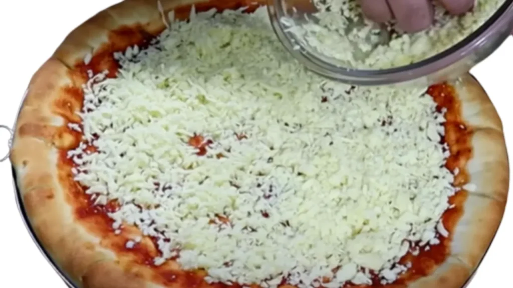 Modo de preparação da pizza caseira