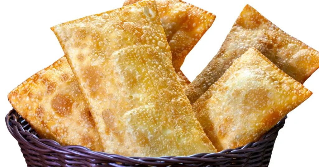 Pastel de camarão Crocância irresistível