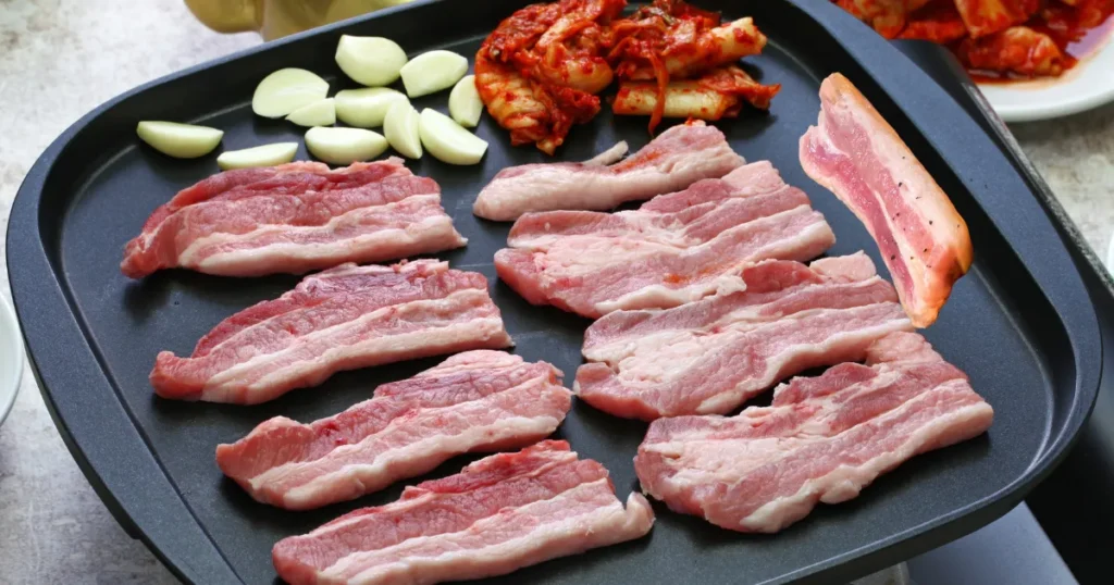 Modo de preparo do Samgyeopsal
