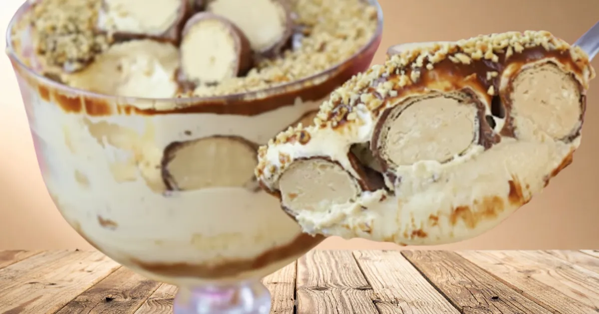 Taça de sonho de valsa a melhor sobremesa de natal