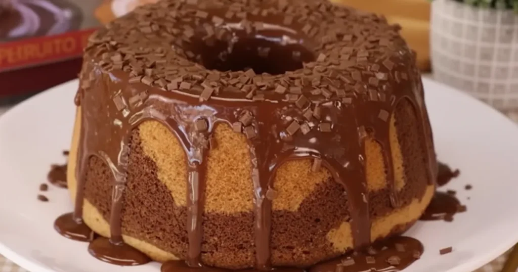 Sem ovo! Bolo mesclado super fofinho amanteigado