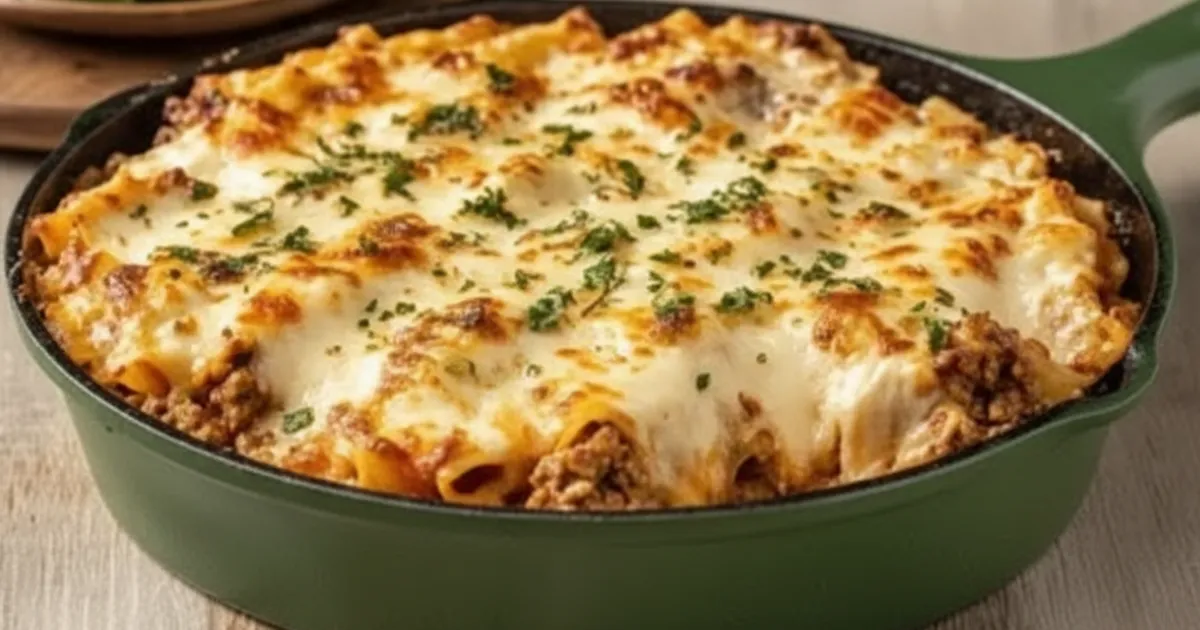 Lasanha de frigideira que salva qualquer almoço