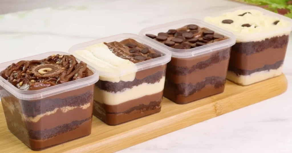 Bolo no pote de chocolate cremoso que mais vende hoje