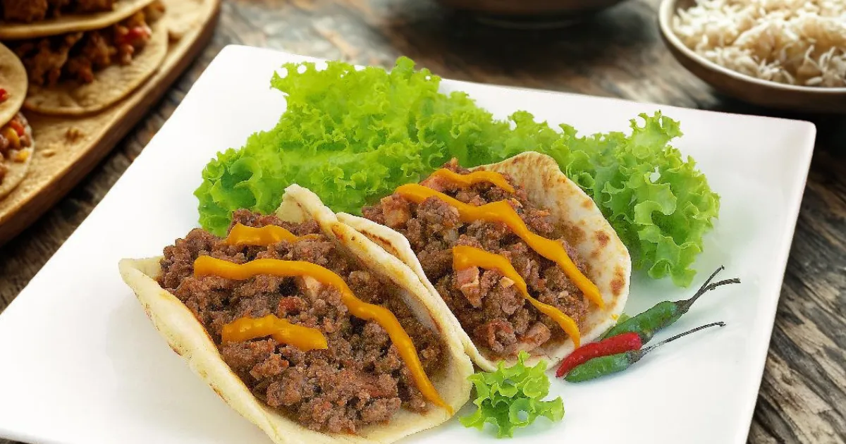 Tacos de carne assada receita mexicana completa