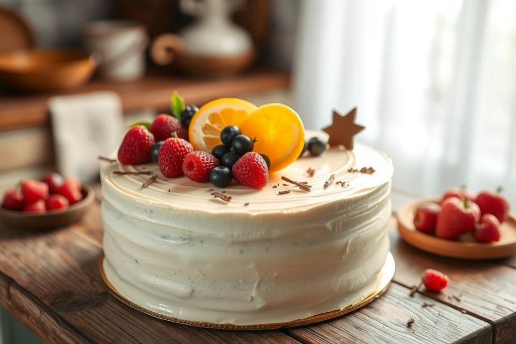 Bolo cremoso simples é muito amado no Brasil