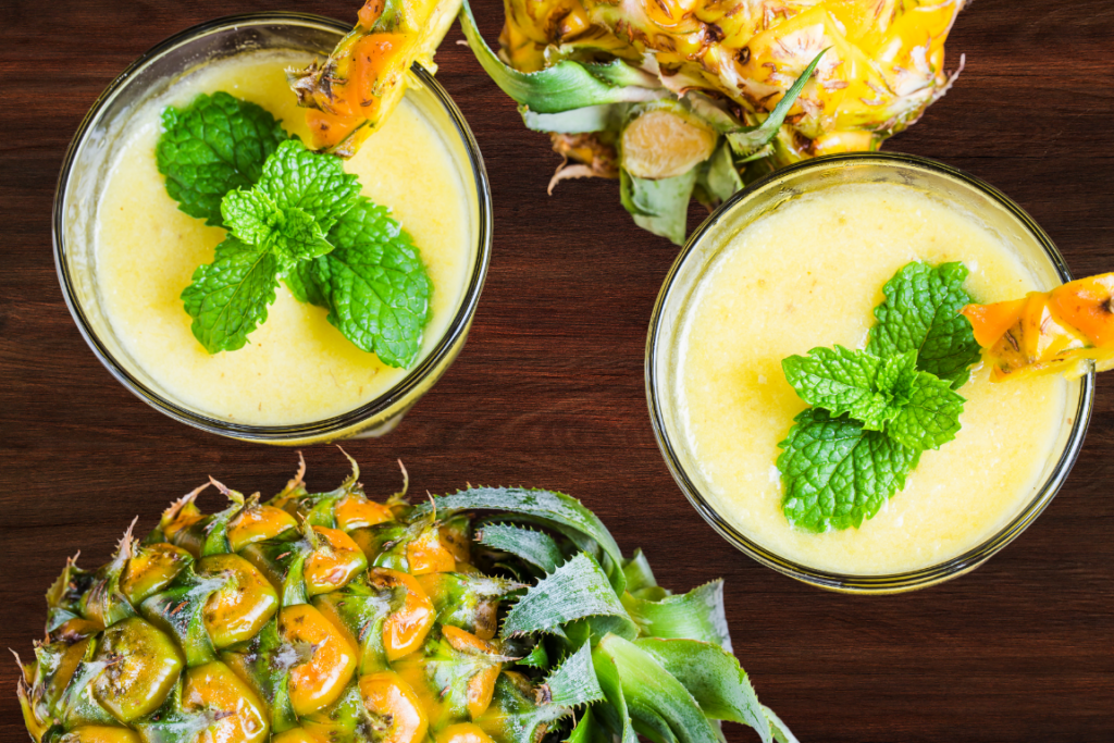 Como preparar o creme que acompanha o abacaxi