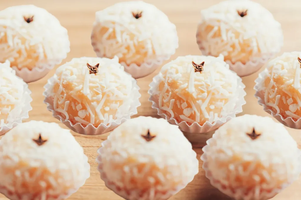 Beijinho o irmão branco do brigadeiro