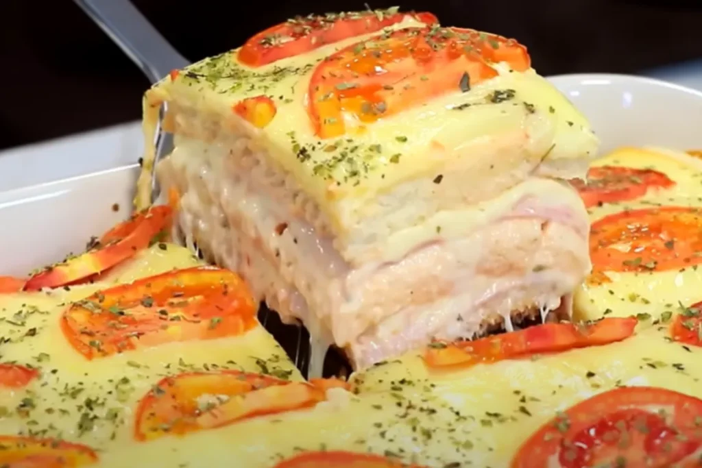 Lanchão de forno cremoso receita fácil de derreter na boca