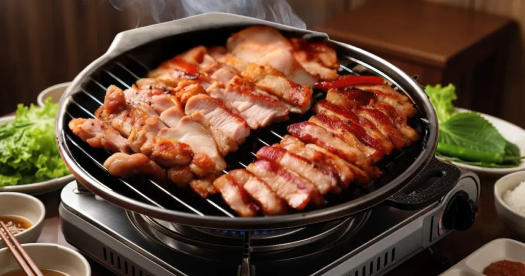 Samgyeopsal o motivo pelo qual você tem que comer essa barriga de porco